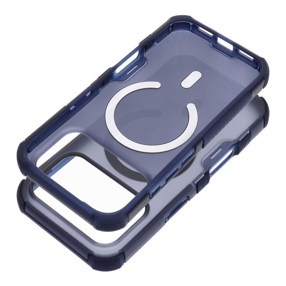 Hülle für iPhone 17 Pro / 18 Pro (niedriger Kamera-Rand) Forcell F-Protect BumperX Premium kompatibel mit MagSafe navyblau – Bild 2
