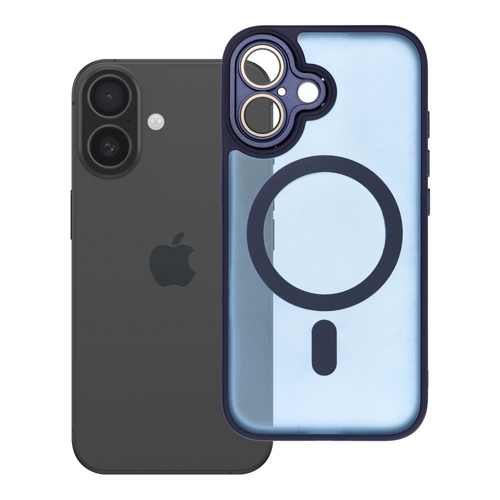 VARIETE MAG COVER Hülle kompatibel mit MagSafe für IPHONE 16 in Marineblau – Bild 11