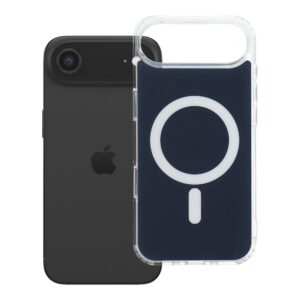 CLEAR FUSION MAG COVER Hülle kompatibel mit MagSafe für IPHONE 17 Air Navyblau