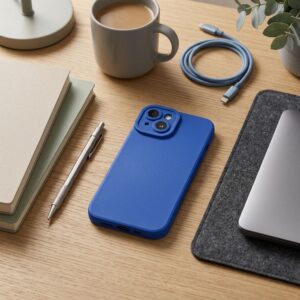 Hülle für iPhone 17 PRO MAX Matt 2.0 Blau – Bild 6