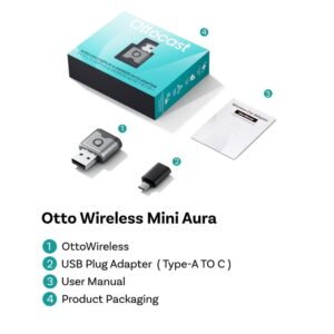 Kabelloser Autoadapter OTTOCAST CA530-T Mini Aura 2026 – Bild 9