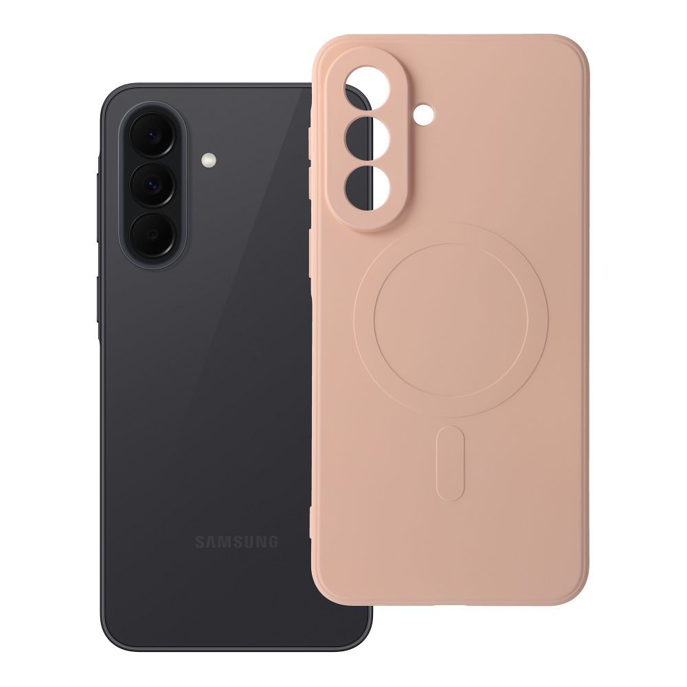 SILICONE MAG COVER Handyhülle kompatibel mit MagSafe für SAMSUNG A37 rosa – Bild 11