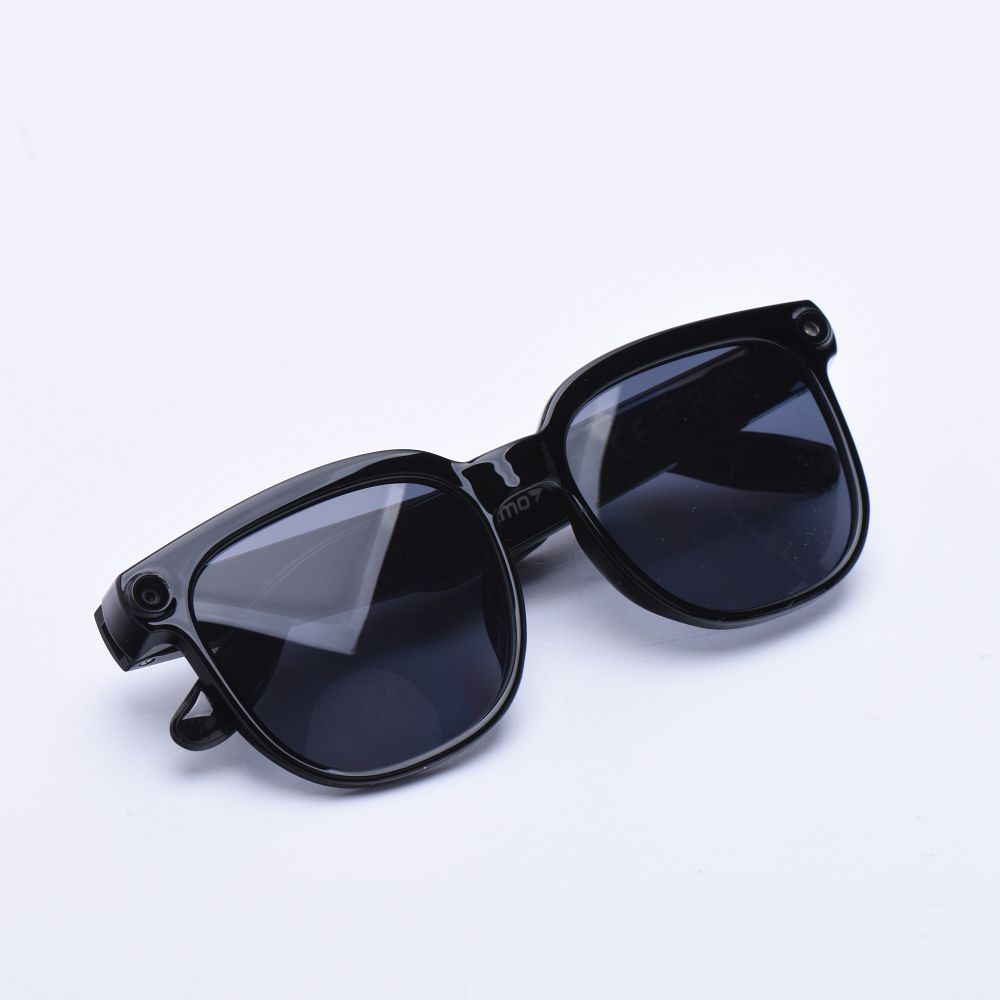 Intelligente AI-Brille mit Musik und Aufnahmefunktion, schwarze Gläser, TITMO G-200, schwarz – Bild 2