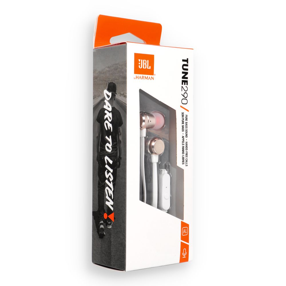 Kabelgebundene In-Ear-Kopfhörer mit 3,5-mm-Klinke und Mikrofon JBL T290 Gold – Bild 7