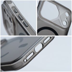 Case for iPhone 13 PRO Aurora compatible with MagSafe black – Bild 4