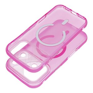 Case for iPhone 14 PRO Aurora compatible with MagSafe pink