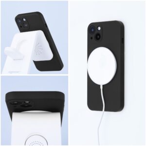 Hülle für iPhone 17 Pro / 18 Pro Silicone Mag Cover kompatibel mit MagSafe (Kameraschutz) Schwarz – Bild 7