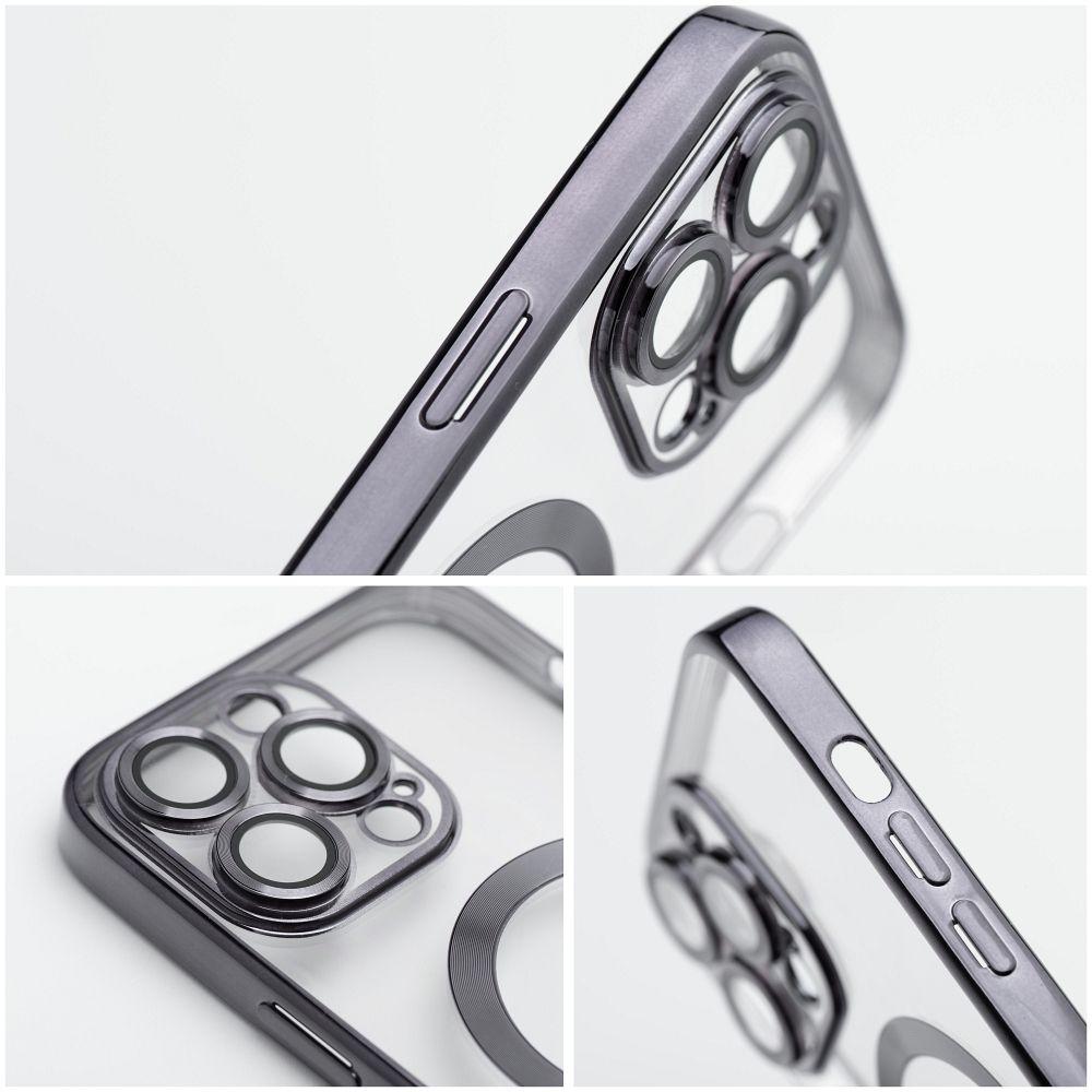 Hülle für iPhone 17 Pro / 18 Pro Electro Mag Cover kompatibel mit MagSafe schwarz – Bild 4