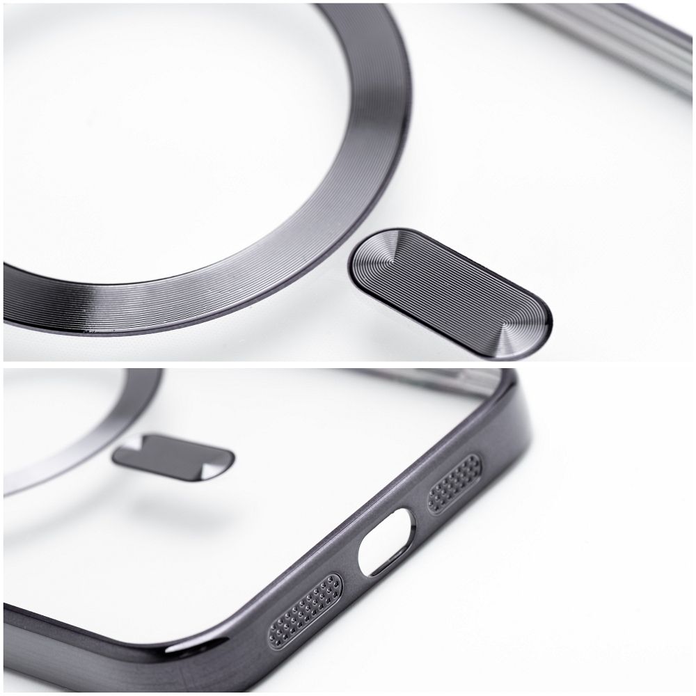 Hülle für iPhone 17 Pro / 18 Pro Electro Mag Cover kompatibel mit MagSafe schwarz – Bild 5