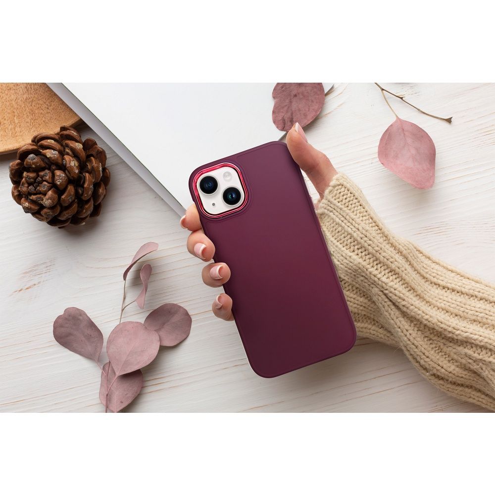 Hülle für iPhone 17 Pro / 18 Pro Frame Dunkelkirsch – Bild 4