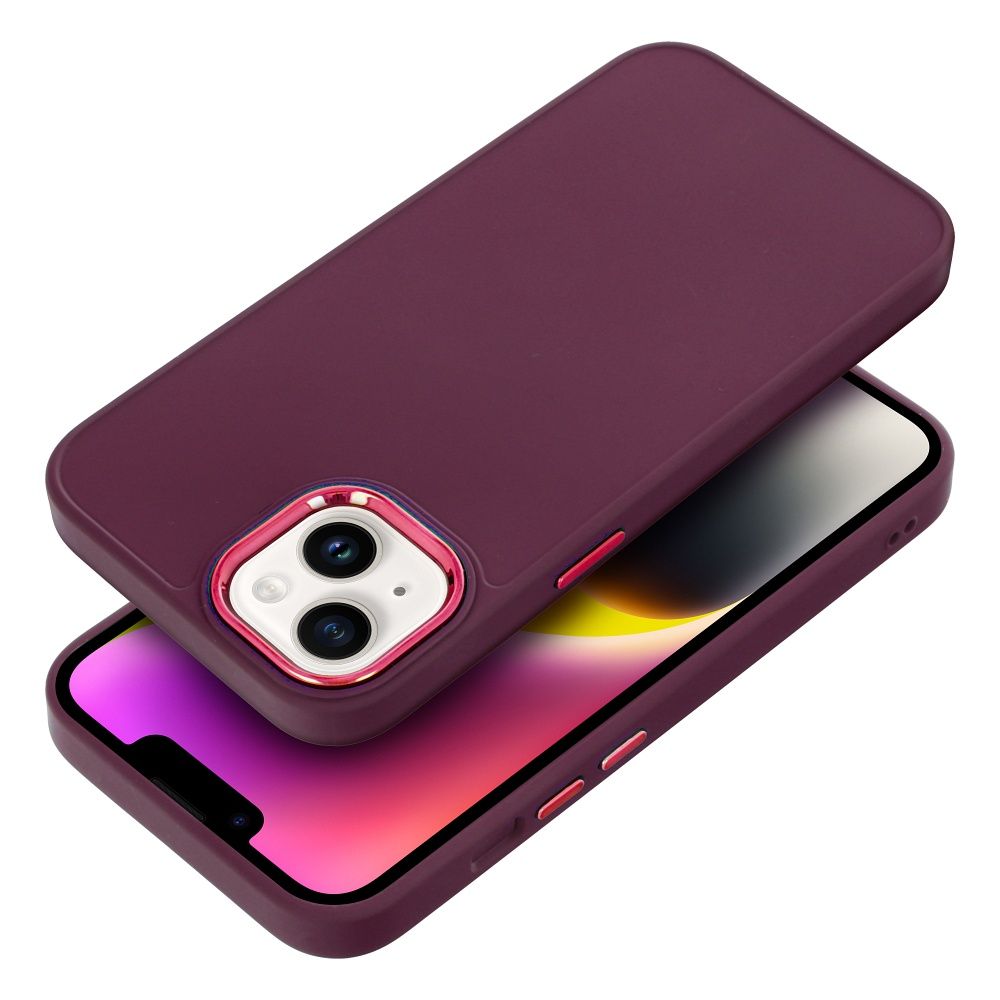 Hülle für iPhone 17 Pro / 18 Pro Frame Dunkelkirsch – Bild 5