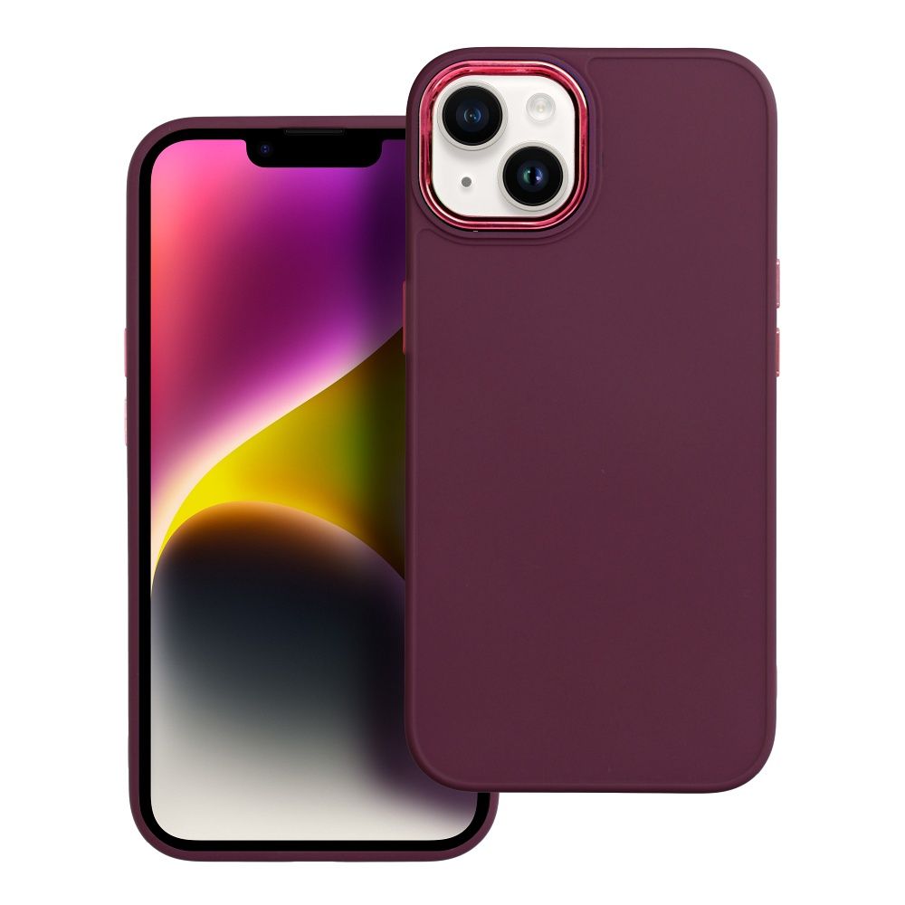 Hülle für iPhone 17 Pro / 18 Pro Frame Dunkelkirsch – Bild 6
