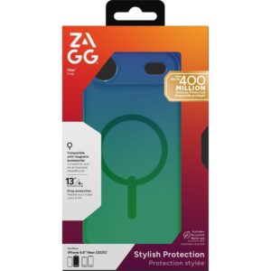 ZAGG Milan Snap Hülle kompatibel mit MagSafe für iPhone 17 Air Raven Feather – Bild 18