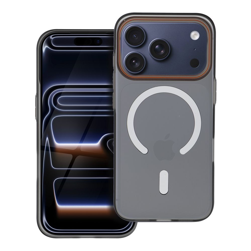 Hülle für iPhone 17 Pro / 18 Pro Go Orange kompatibel mit MagSafe schwarz – Bild 3