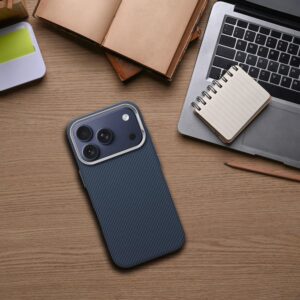 Hülle für iPhone 17 Pro Max / 18 Pro Max K-Look kompatibel mit MagSafe blau v2 – Bild 3