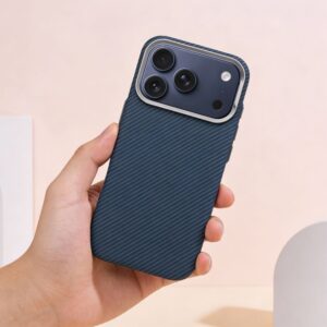 Hülle für iPhone 17 Pro Max / 18 Pro Max K-Look kompatibel mit MagSafe blau v2 – Bild 5
