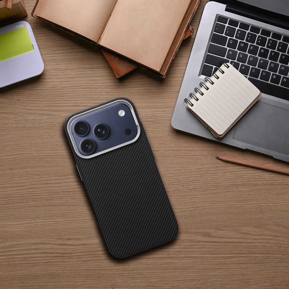 Hülle für iPhone 17 Pro / 18 Pro K-Look kompatibel mit MagSafe schwarz – Bild 4