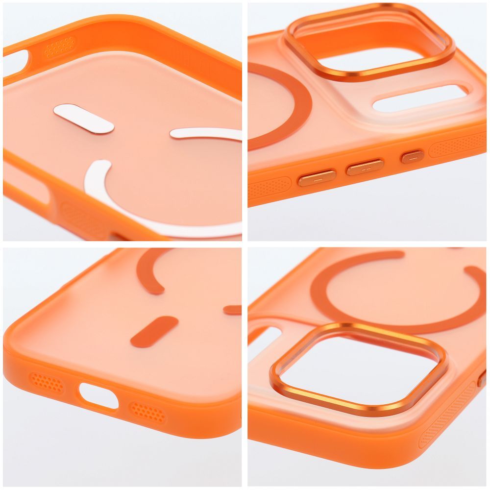 Hülle für iPhone 17 Pro Max / 18 Pro Max Flexline Mag Cover kompatibel mit MagSafe Orange – Bild 6