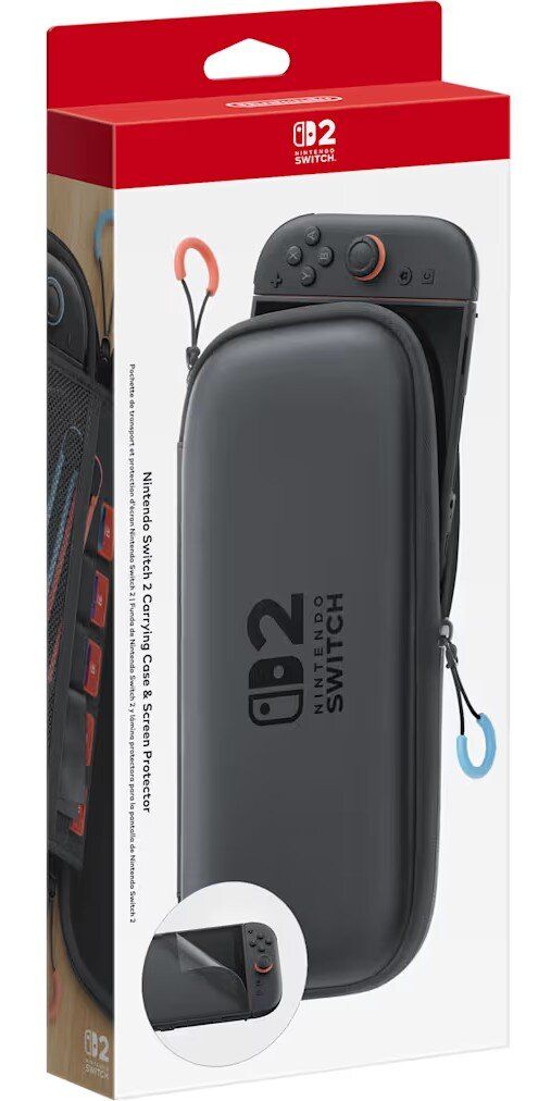 Hülle für Nintendo Switch 2 + Schutzfolie NINTENDO N2P401 schwarz – Bild 2