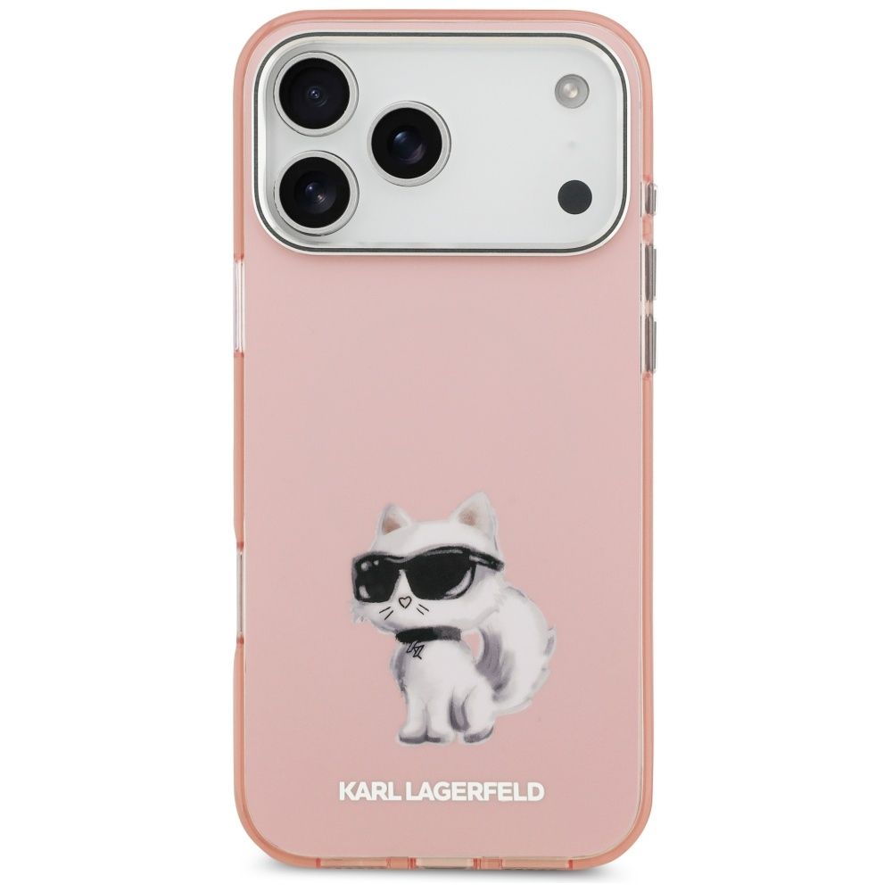 KARL LAGERFELD Hülle für iPhone 17 Pro, kompatibel mit MagSafe KLHMP17LHGKCGKBK (IML Glitter k&C Sketch Logo) schwarz – Bild 3