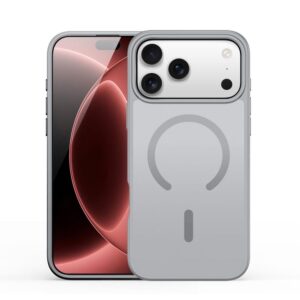 DUX DUCIS Hülle YIND kompatibel mit MagSafe für iPhone 18 Pro Max / 17 Pro Max (Open Ring Version) grau – Bild 2