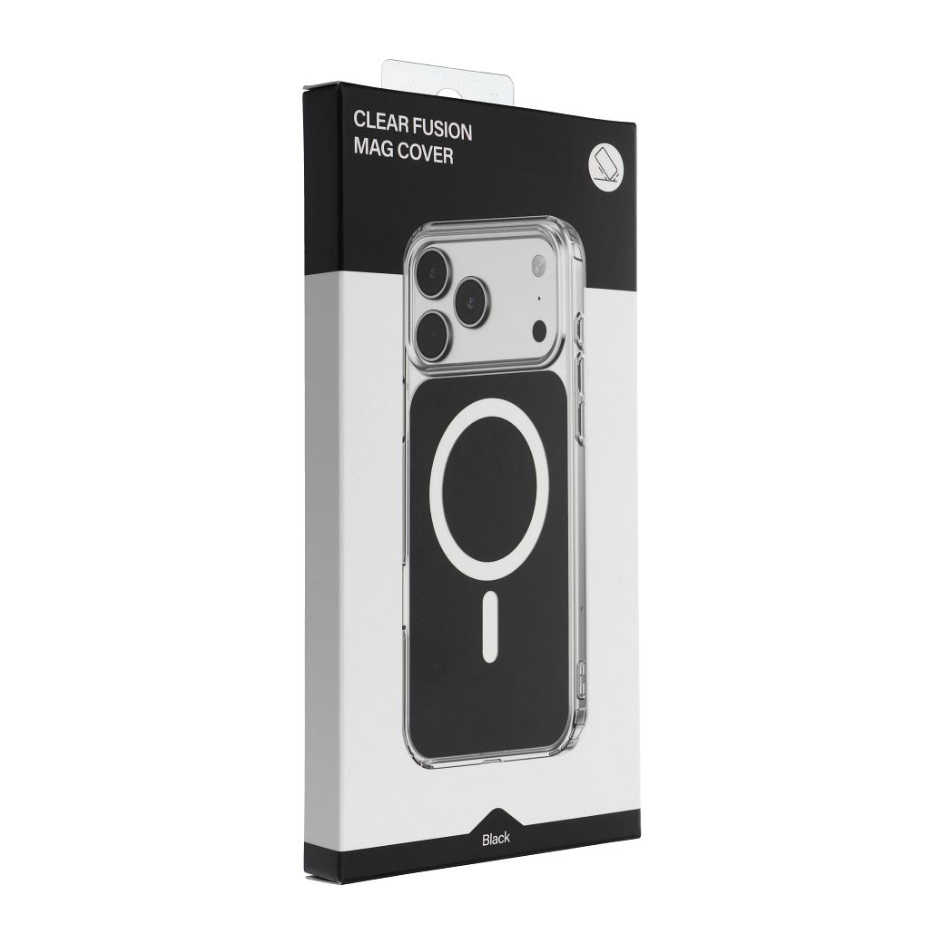 Hülle für iPhone 18 Pro / 17 Pro Clear Fusion Mag Cover kompatibel mit MagSafe, schwarz – Bild 6