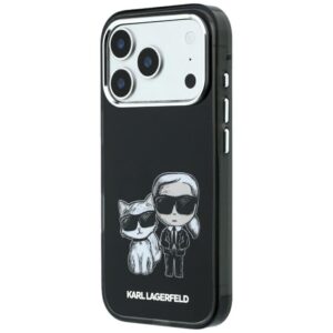 KARL LAGERFELD Hülle für iPhone 18 Pro / 17 Pro kompatibel mit MagSafe (Bodies Sketch) schwarz – Bild 2