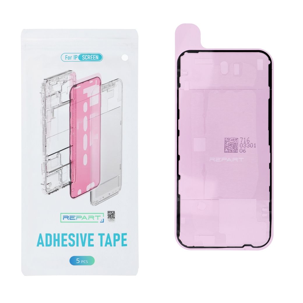 REPART Klebefolie für Rückseite iPhone 14 / 16e (5 Stück / Packung)